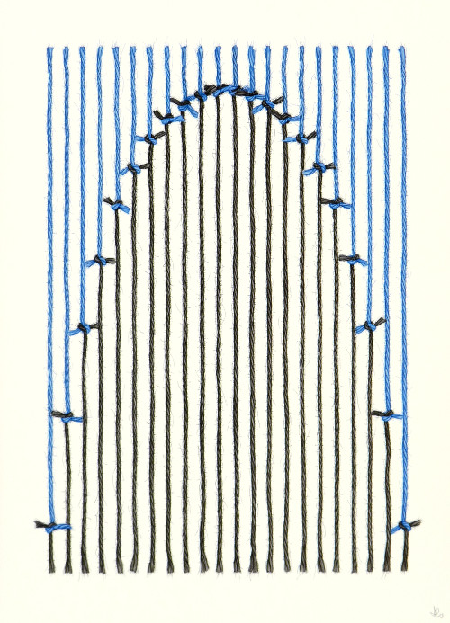 Fast Ends Blue Grey Arch<br>(38 x 28 cm)  water colour